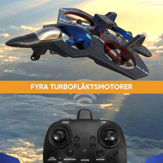 Fjärrstyrt flygplan för pojkar