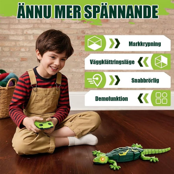 Infraröd Väggkrypande Ödla Leksak