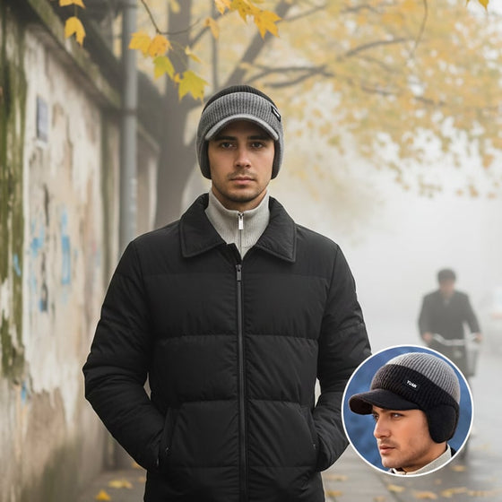 Vindtät Termisk Mössa Med Visir