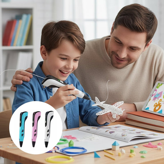 Barnens pedagogiska DIY-skapande 3D-ritningspenna