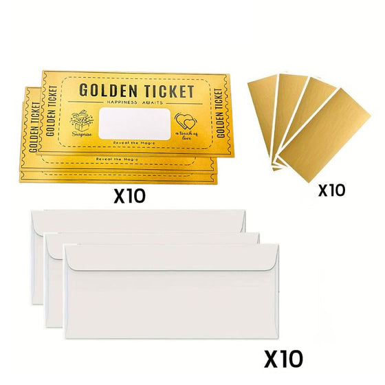 Skraplotteri Med Gyllene Lotter