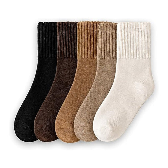 Mellanhöga ullstrumpor dam