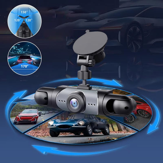 Fyra-kanals övervakningsbilkamera