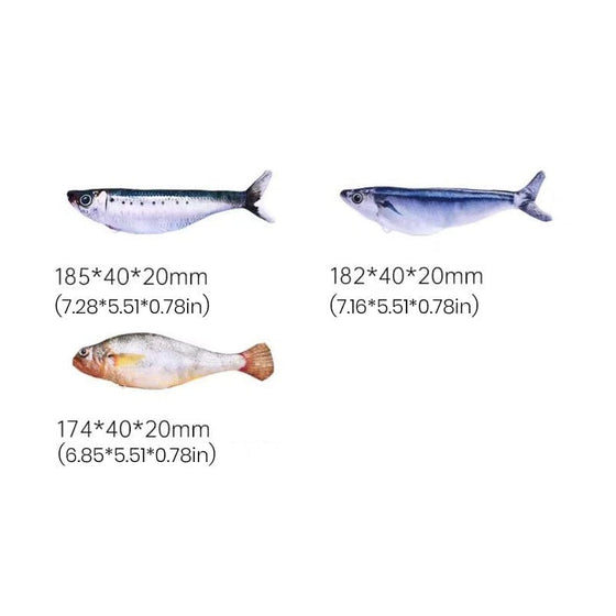 Livsliknande Flaxande Fiskkattleksak