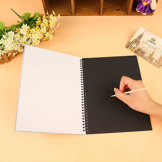 🌈Regnbågsskrapanteckningsbok