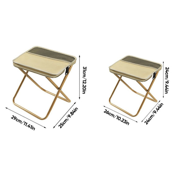 Bärbar pallstol för bergsklättring och vandring