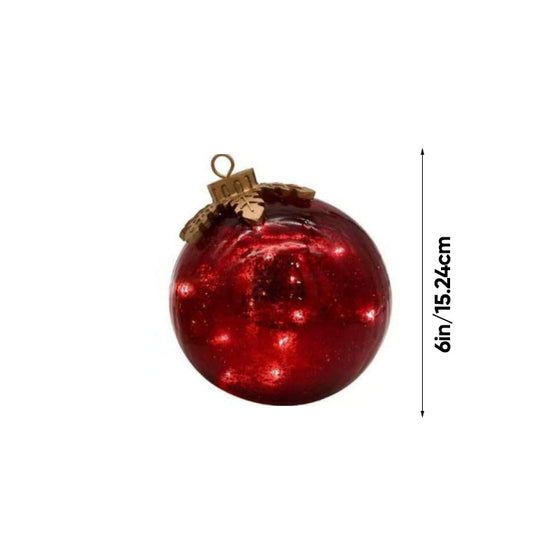 Glasbord Juldekoration