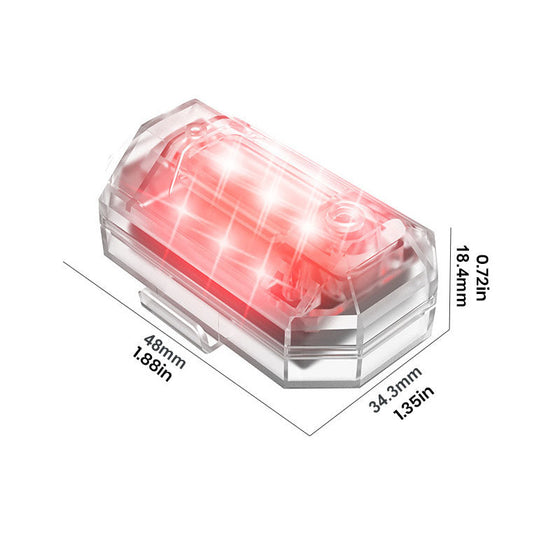 LED-strobelys för motorcyklar och cyklar