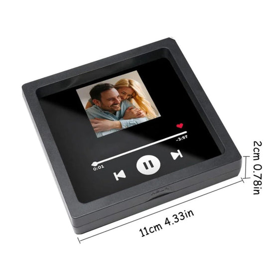 Album kylskåpsklistermärken - Dekorativ musik ram  foton för par