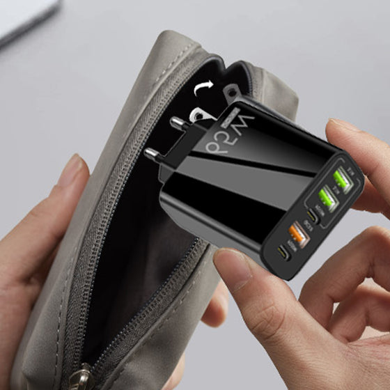 Multiportadapter 65W snabbladdare 