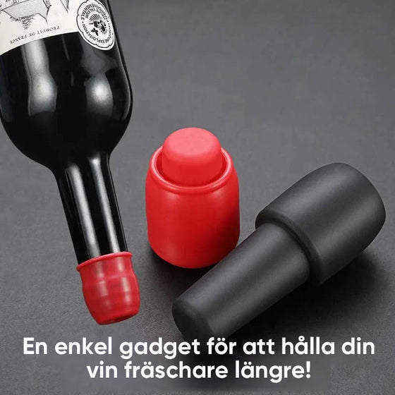 Återanvändbar flaskpropp för mousserande vi