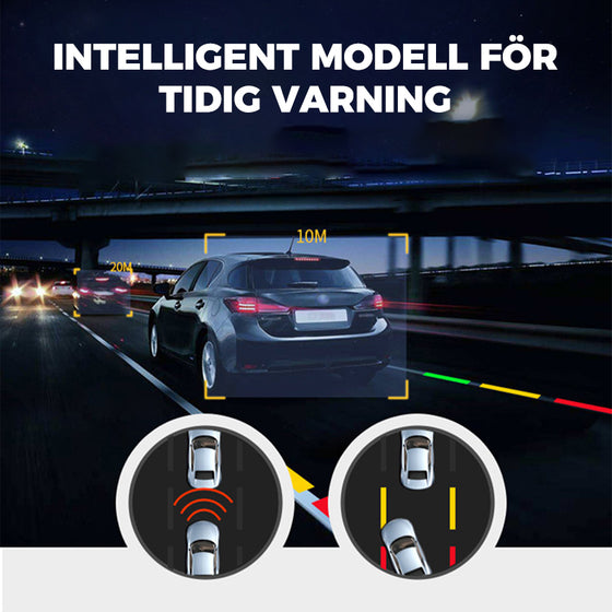 1080P HD 360° Roterande Mini ADAS Dashcam