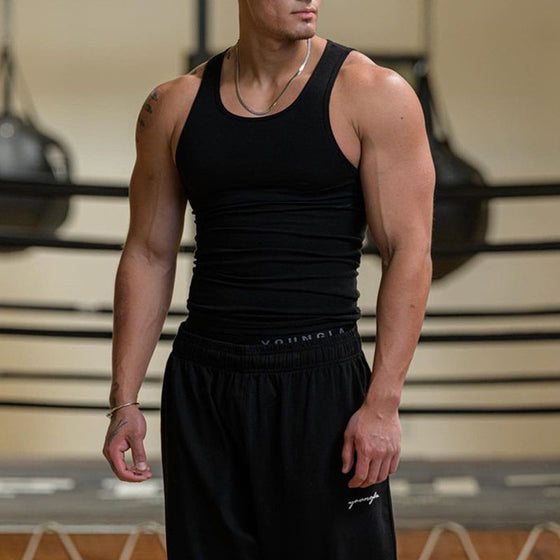 Ärmlös T-shirt för män