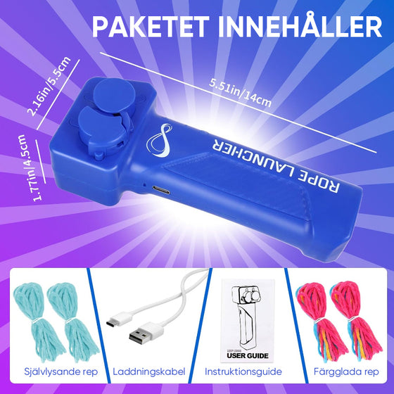 Uppladdningsbar repkastare