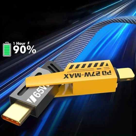 4 i 1 PD 65W snabbladdningskabel