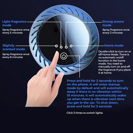 Spray Bilvisning Aromaterapi Diffusor