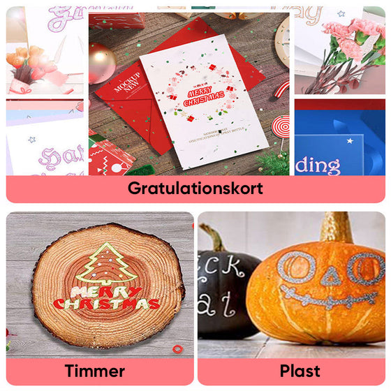 Färgläggande ljuspenna Graffiti Markeringspennor