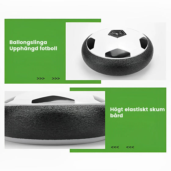 Inomhusfotboll med LED-lampor