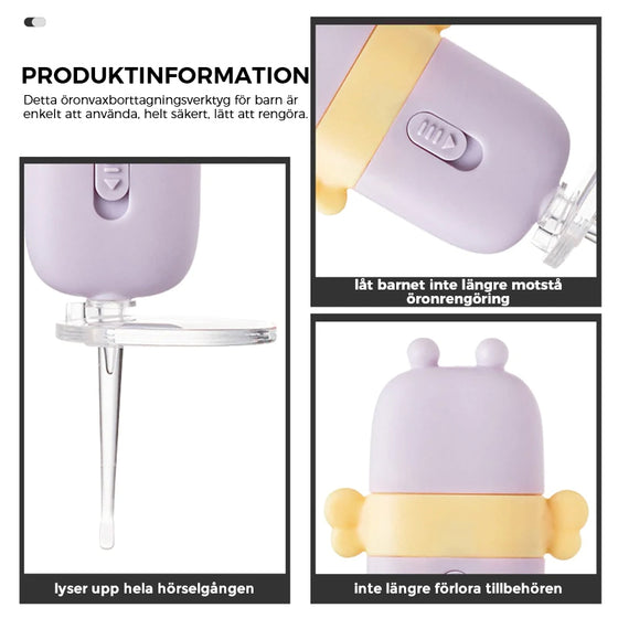 LED Tecknad Barn Öronrengöringsverktyg