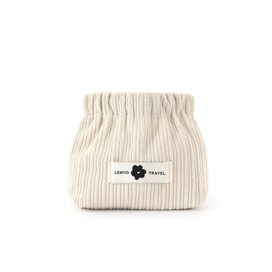 Organisatör för elastiska hårsnoddar i corduroy