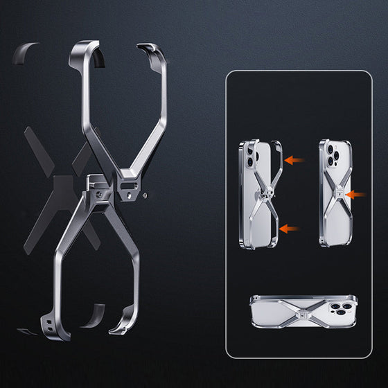 Ihåligt fodral i aluminiumlegering för iPhone