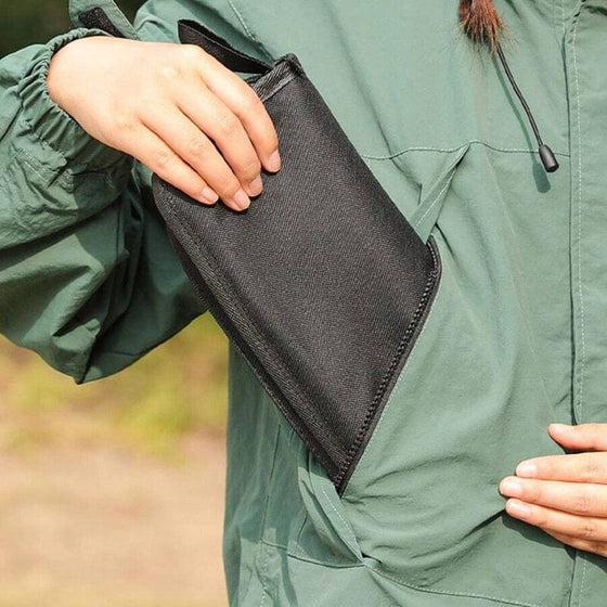 Portabel hopfällbar pall