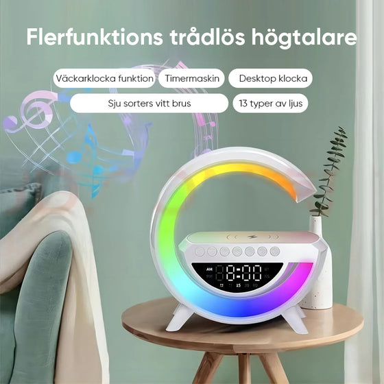 G-formad led trådlös laddningshögtalare