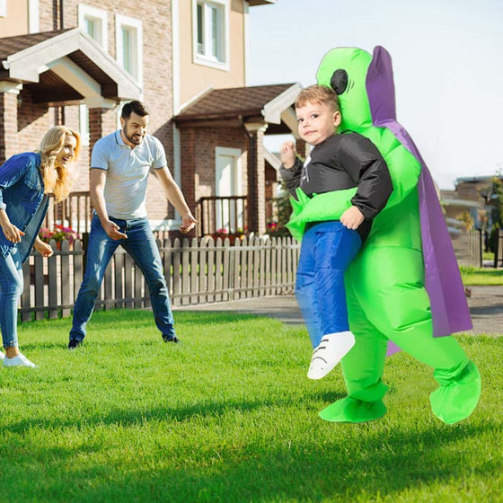 Uppblåsbar utomjordingsdräkt