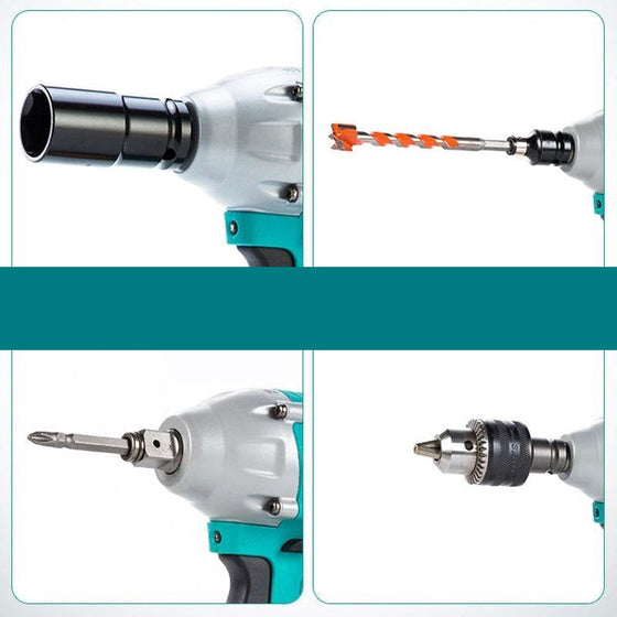 Fyra fyrkantiga hylsaxlar