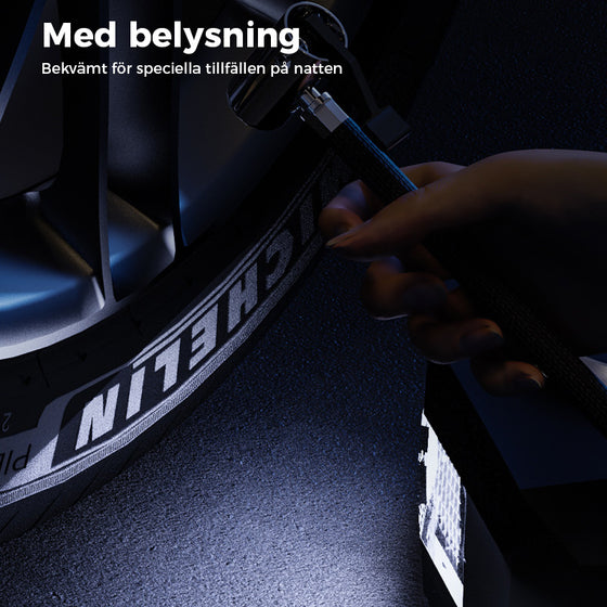 Bärbar digital display luftpump