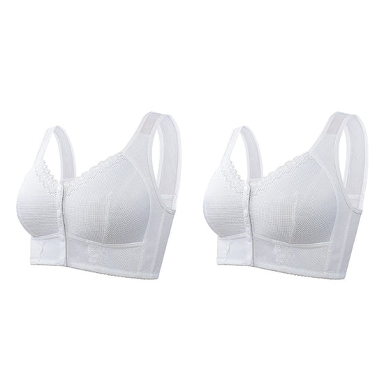 Andningsbar bh med stängning framtill