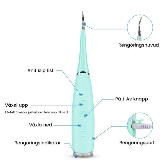 Ultraljud tandrengörare