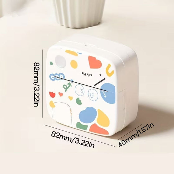 Mini Trådlös Bluetooth-etikettskrivare