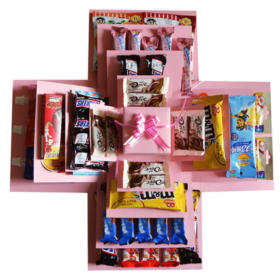 Tom explosionspresentlåda för överraskningar