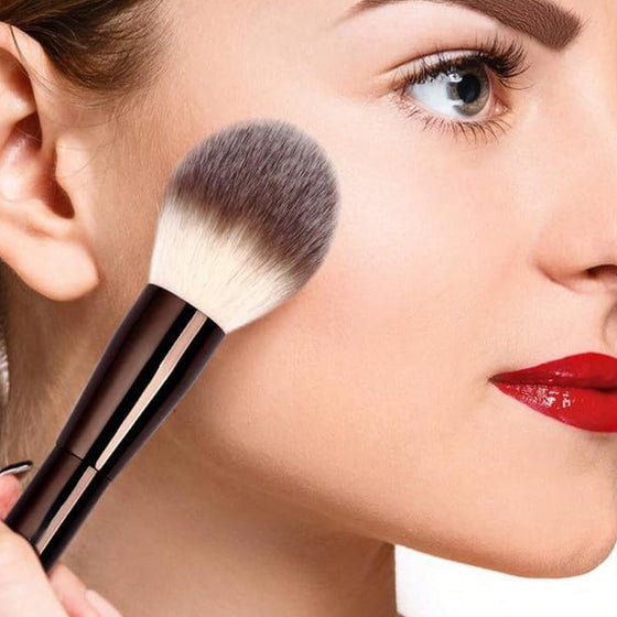 20-delars Sminkborsteset i Kaffebrun Färg