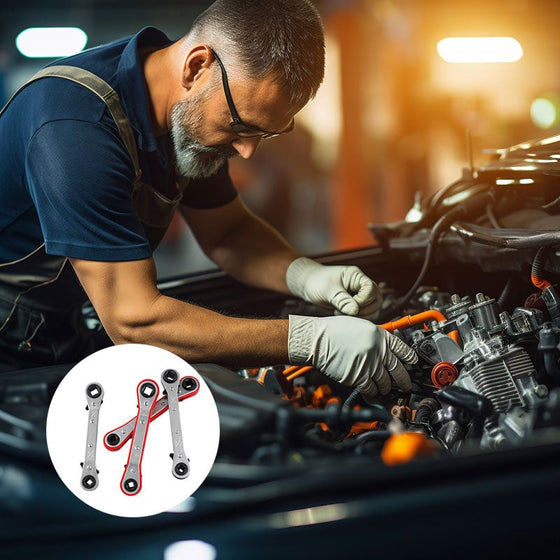 Underhåll Dubbelsidig Fyrkantig Spärrnyckel