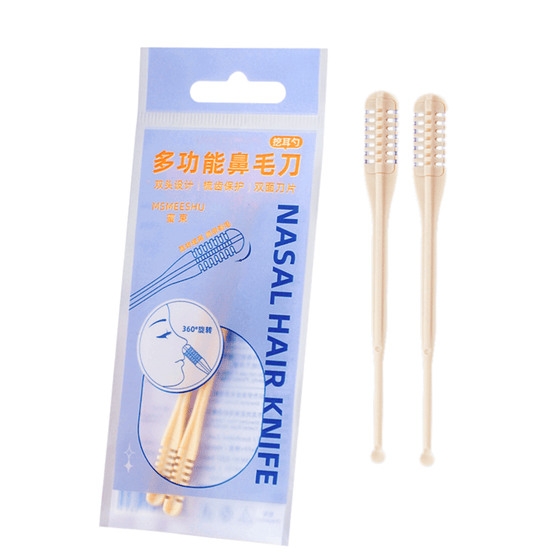 2-i-1 näshårstrimmer & öronrensare (2 stycken)