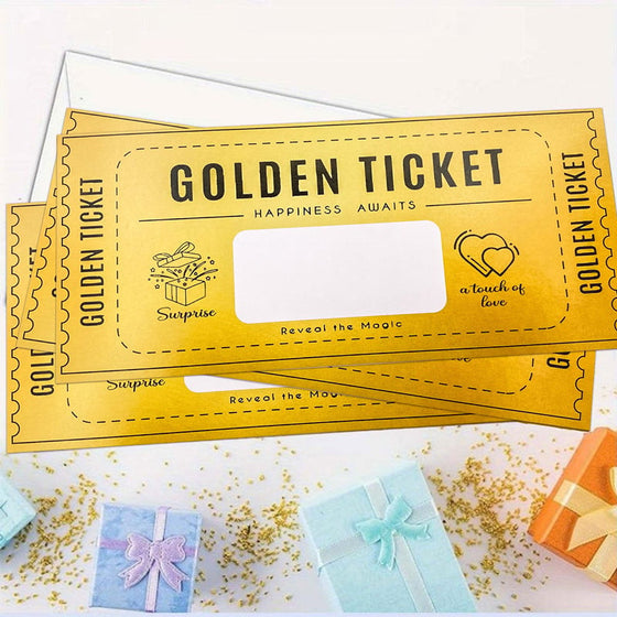 Skraplotteri Med Gyllene Lotter