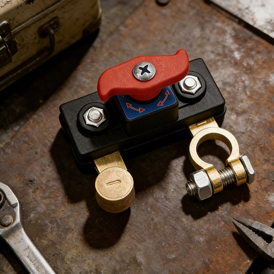 Universell batterifrånskiljare & läckageskydd