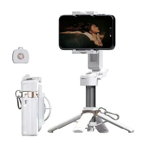 Portabelt multifunktionellt magnetiskt selfie-stativ