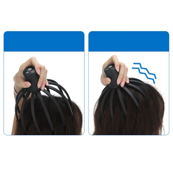 Bläckfisk Huvudmassager