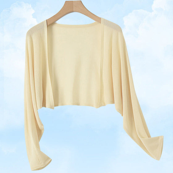 Håll dig sval och snygg solstickad kofta