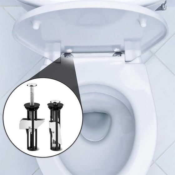 Toalettlockets fästskruvar