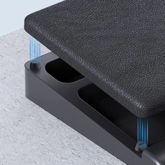 Handledsstöd för tangentbord med förvaringslåda för skrivbordsavdelning