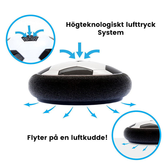 Inomhusfotboll med LED-lampor
