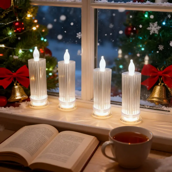 Kreativa Brytande Diamant LED Elektroniska Ljusljus