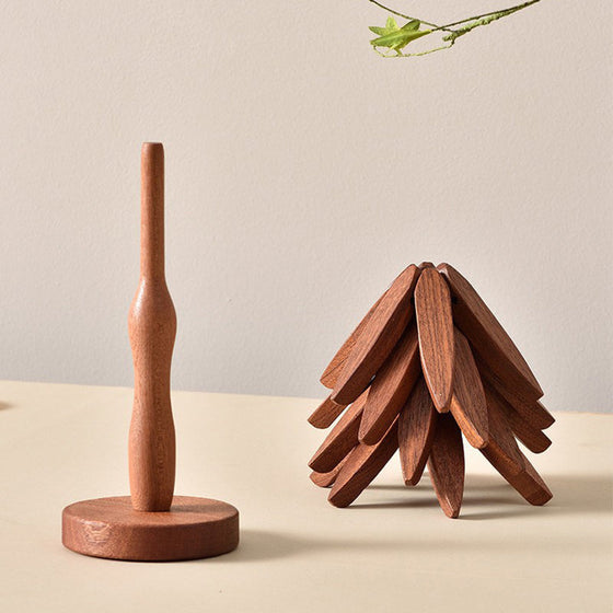 Isoleringsunderlägg av massivt trä