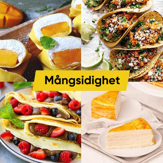 Bärbar Crepes Maker