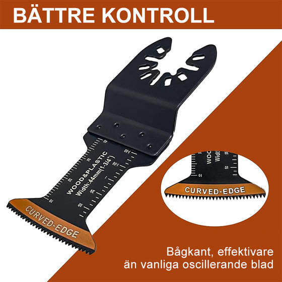 Skärsblad för Oscillerande verktyg med böjd kant (20 st)