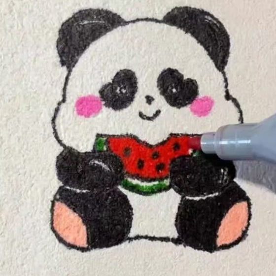 Ritpapper med skumtextur